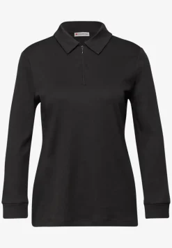 Poloshirt met rits