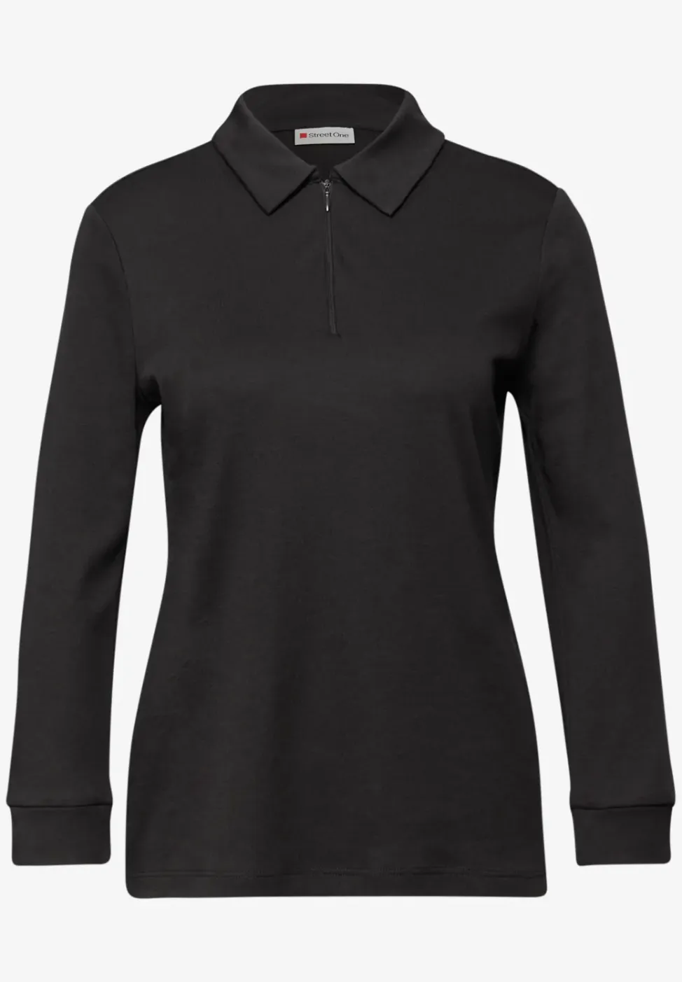 Poloshirt met rits