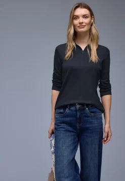 Poloshirt met rits
