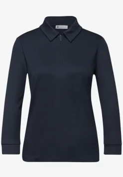 Poloshirt met rits