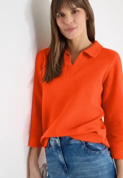 Poloshirt met structuur