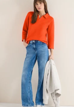 Poloshirt met structuur