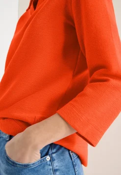 Poloshirt met structuur