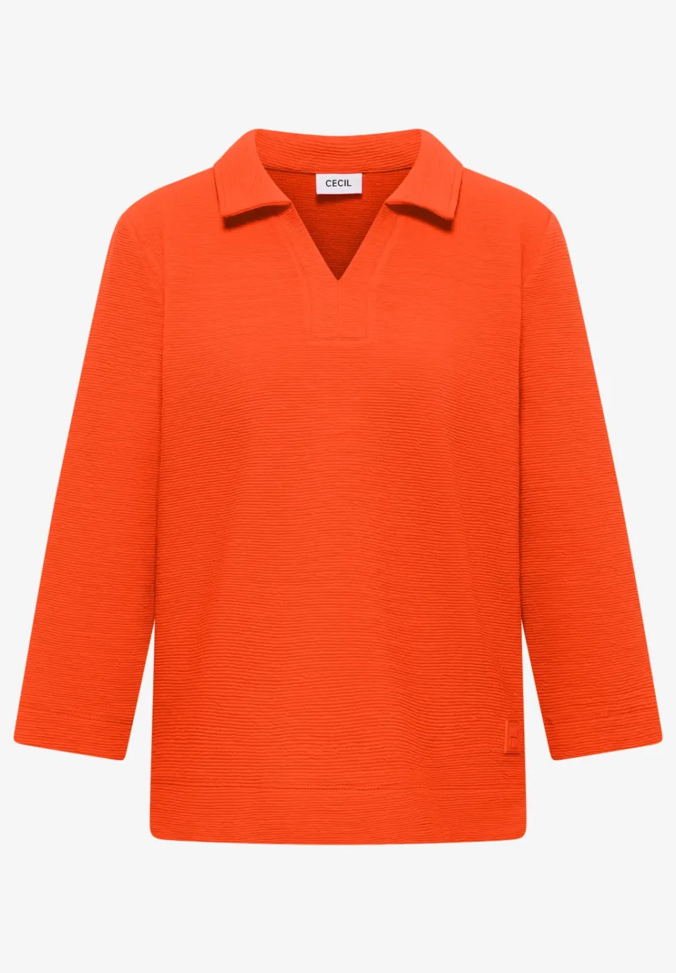 Poloshirt met structuur
