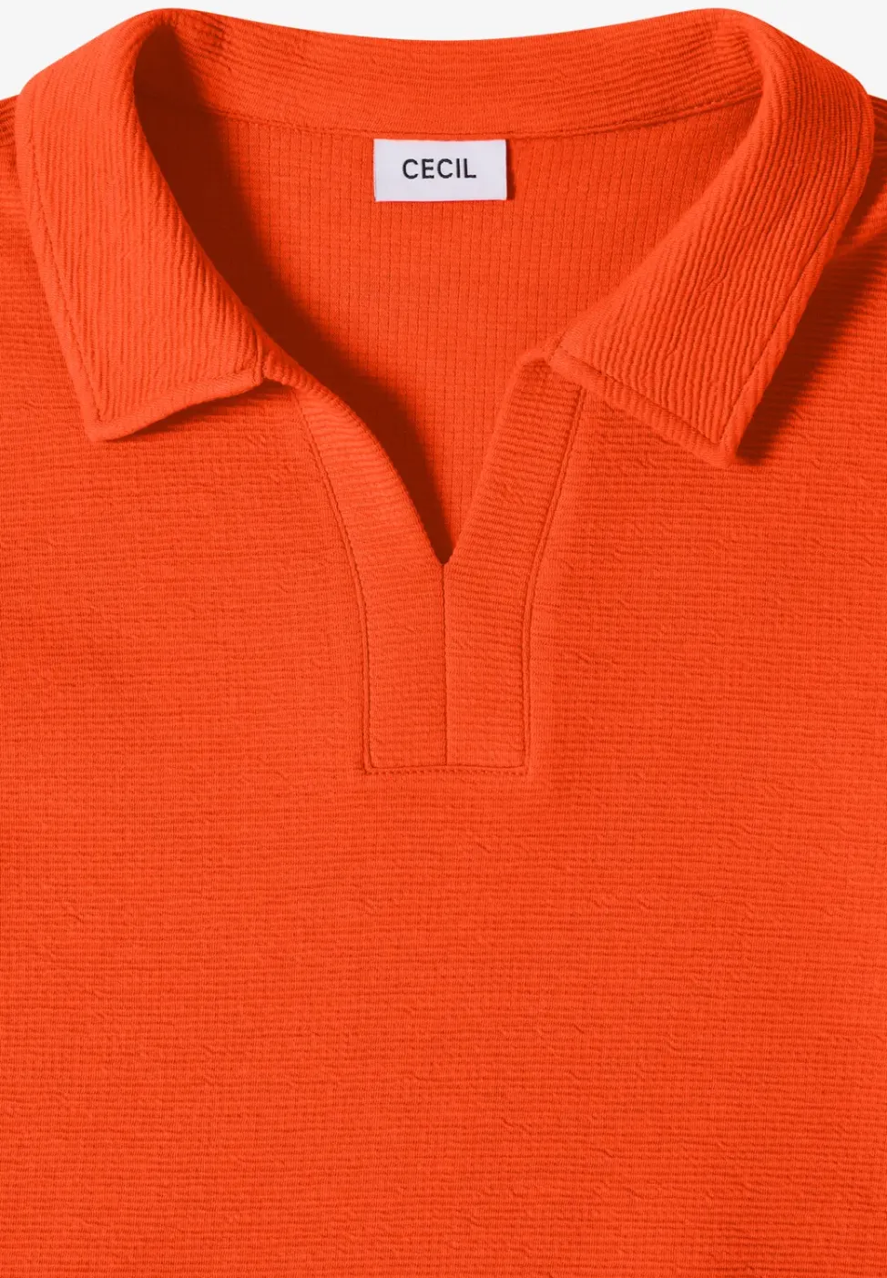 Poloshirt met structuur