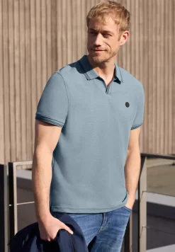 Poloshirt met structuur