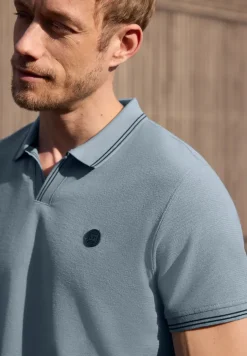 Poloshirt met structuur