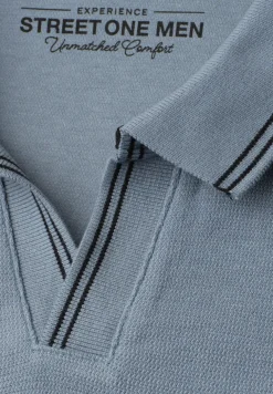 Poloshirt met structuur