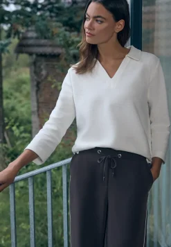 Poloshirt met structuur
