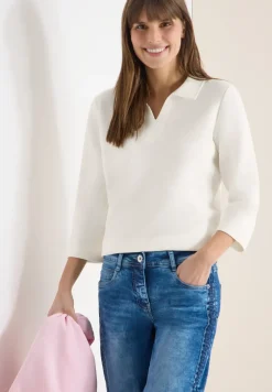 Poloshirt met structuur