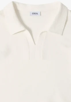 Poloshirt met structuur