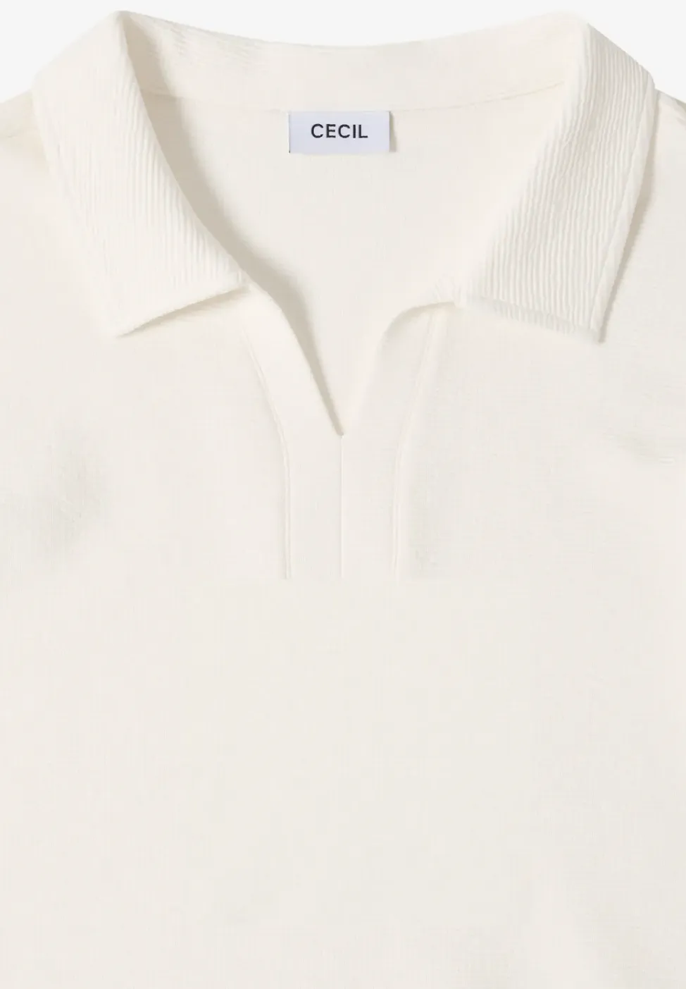 Poloshirt met structuur
