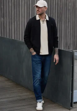 Poloshirt met structuur
