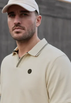 Poloshirt met structuur