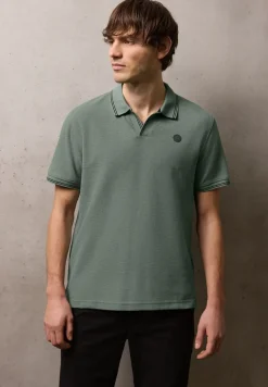 Poloshirt met structuur
