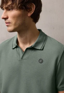 Poloshirt met structuur
