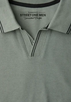 Poloshirt met structuur