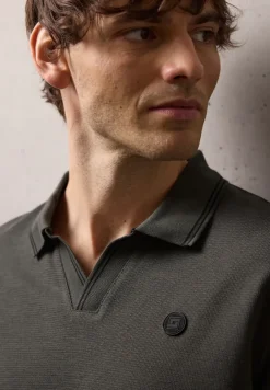 Poloshirt met structuur