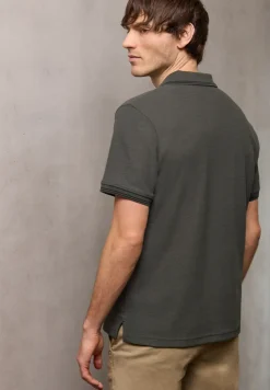 Poloshirt met structuur