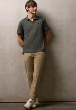 Poloshirt met structuur