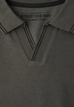 Poloshirt met structuur