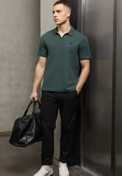 Poloshirt met structuur