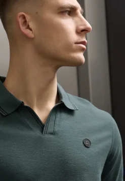 Poloshirt met structuur