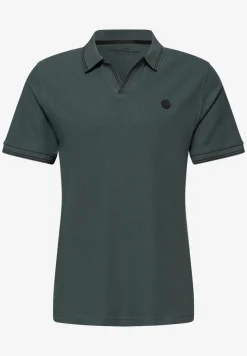 Poloshirt met structuur