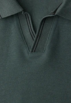 Poloshirt met structuur