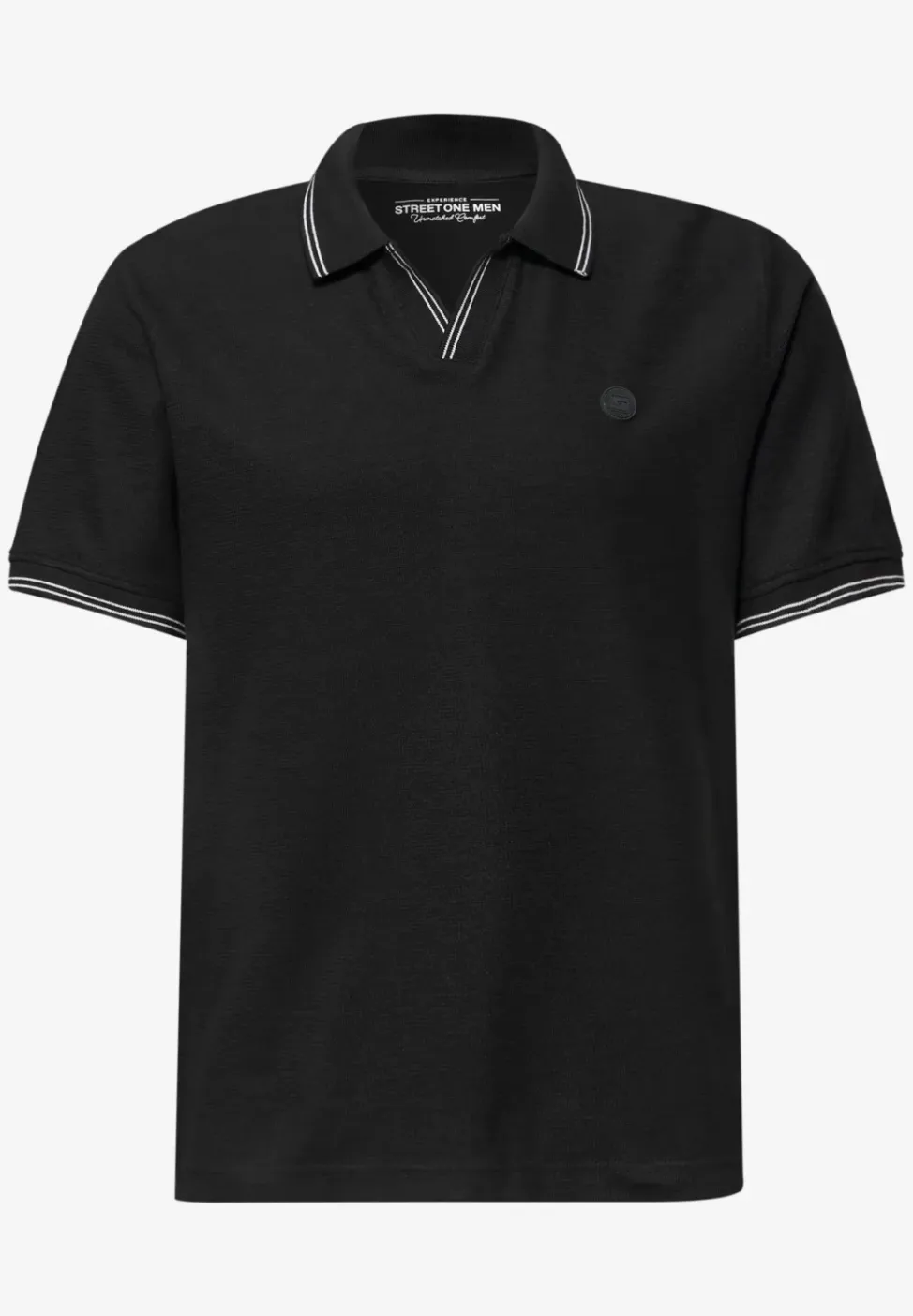 Poloshirt met structuur
