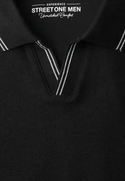 Poloshirt met structuur