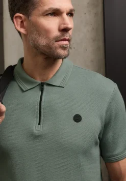 Poloshirt met structuur