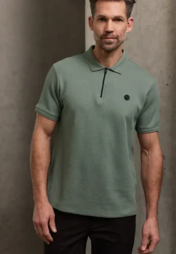 Poloshirt met structuur