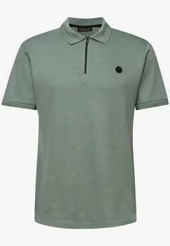 Poloshirt met structuur