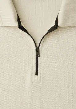 Poloshirt met structuur