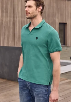Poloshirt met structuur
