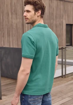 Poloshirt met structuur