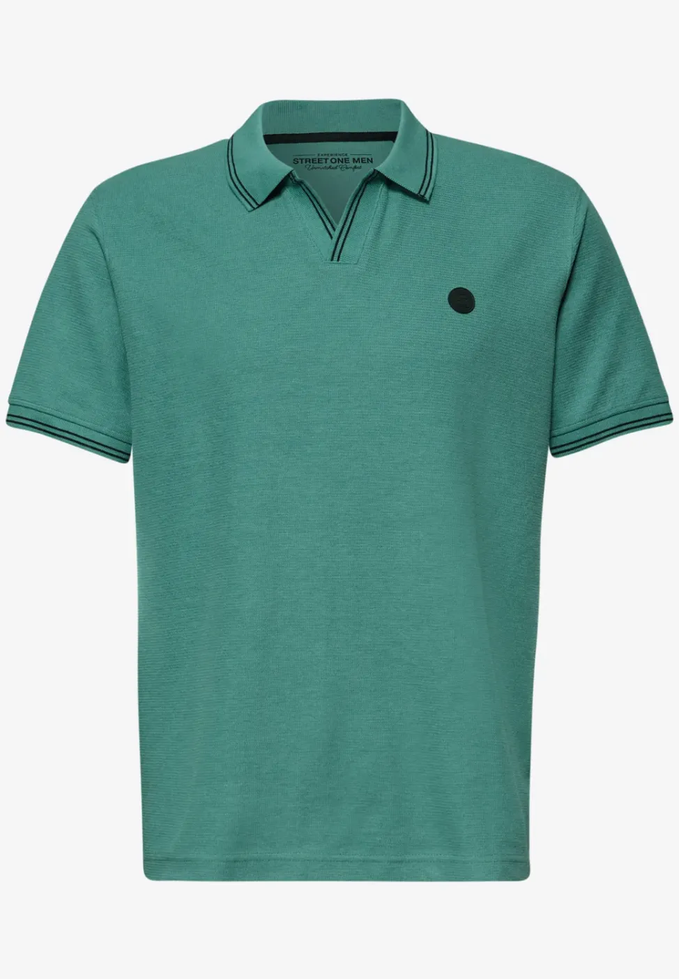 Poloshirt met structuur