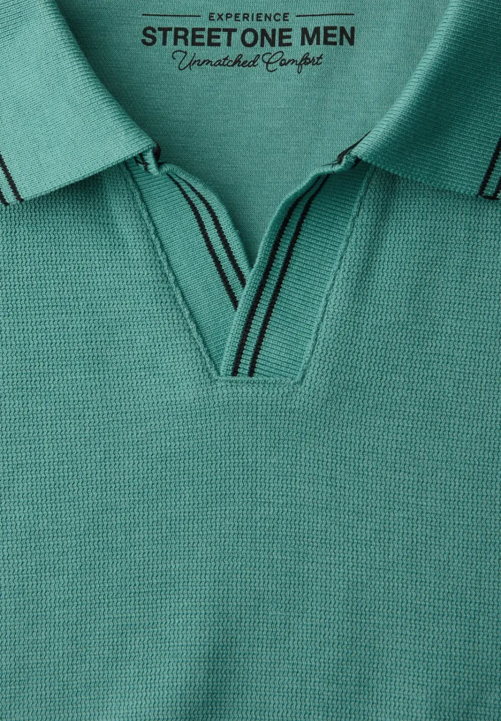 Poloshirt met structuur