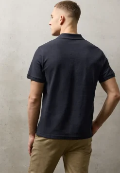 Poloshirt met structuur