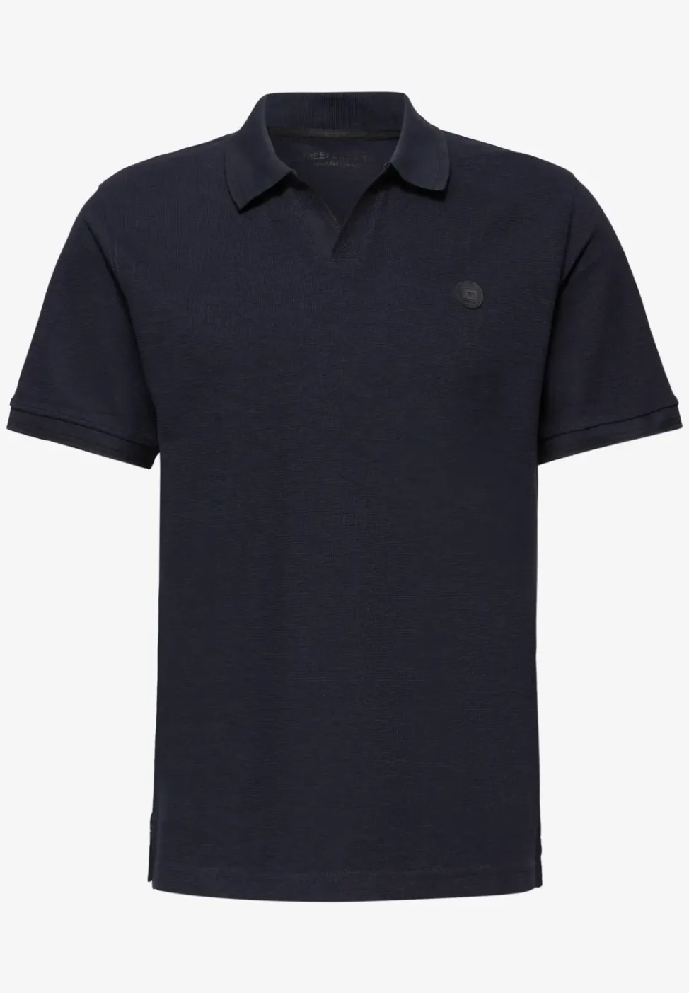 Poloshirt met structuur