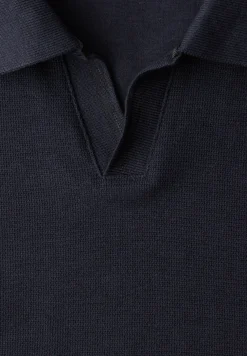 Poloshirt met structuur