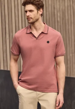 Poloshirt met structuur
