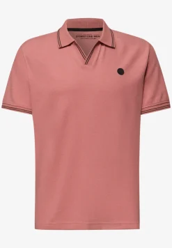 Poloshirt met structuur