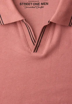 Poloshirt met structuur