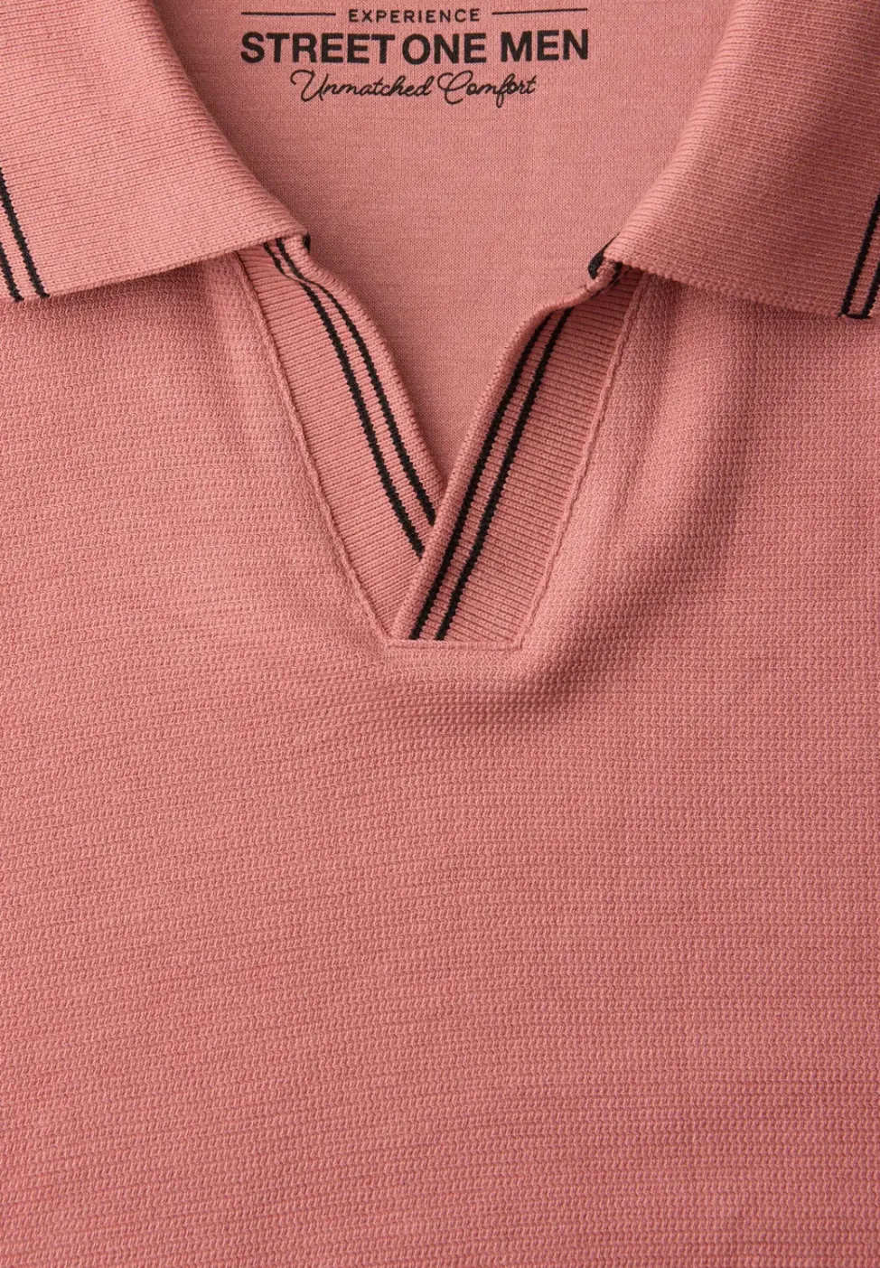 Poloshirt met structuur