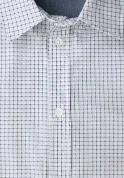 Popeline overhemd met minimale print
