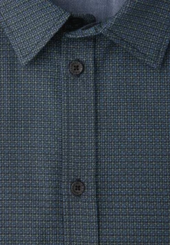 Popeline overhemd met minimale print