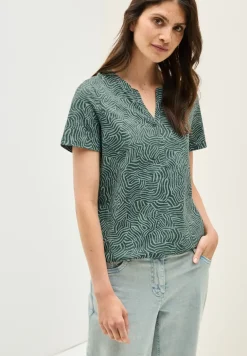 Printshirt in tuniekstijl