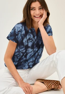 Printshirt in tuniekstijl